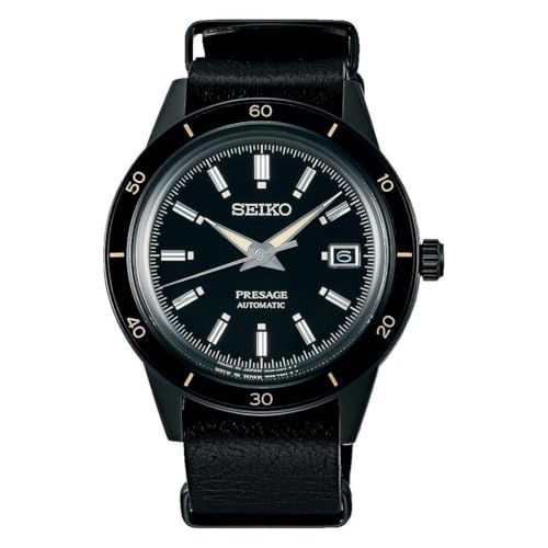 【稼働】SEIKO PRESAGE ブラック文字盤 腕時計 自動巻き セイコー プレザージュ クラフツマンシップシリーズ 漆ダイヤル 3days